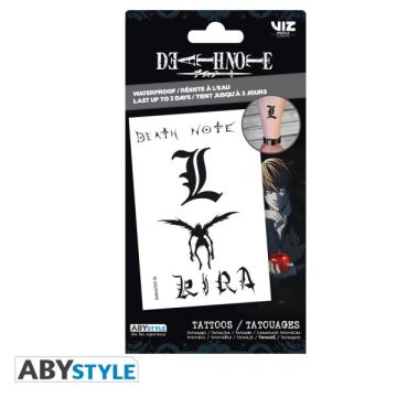 ABYstyle Waterproof Tattoos-Death Note (Diversen) Nieuw