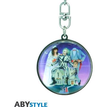 ABYstyle Beetlejuice Metalen Sleutelhanger-Beetlejuice & Maitland (Diversen) Nieuw