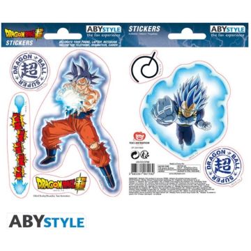 ABYstyle Dragon Ball Super Stickers-Goku & Vegeta (Diversen) Nieuw