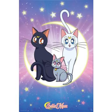 ABYstyle Sailor Moon Maxi Poster-Luna, Artemis & Diana (Diversen) Nieuw