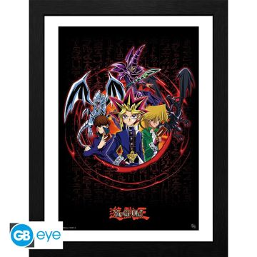 GBeye Yu-Gi-Oh! Framed Print 30x40CM-Yugi / Kaiba / Joey (Diversen) Nieuw
