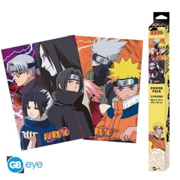 ABYstyle Naruto Mini Poster Pack-Konoha Ninjas en Deserters (Diversen) Nieuw