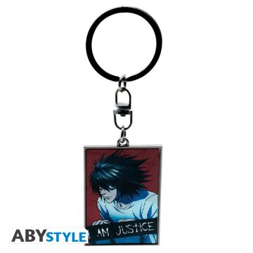 ABYstyle Death Note Metalen Sleutelhanger-Justice (Diversen) Nieuw