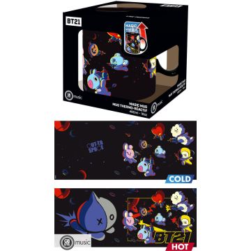 GBeye BT21 Heat Change Mug-Space (Diversen) Nieuw