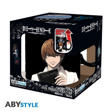 ABYstyle Death Note Heat Change Mug-Kira & L 460ML (Diversen) Nieuw