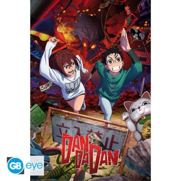 ABYstyle Dan Da Dan Maxi Poster-Key Art Momo & Okarun (Diversen) Nieuw