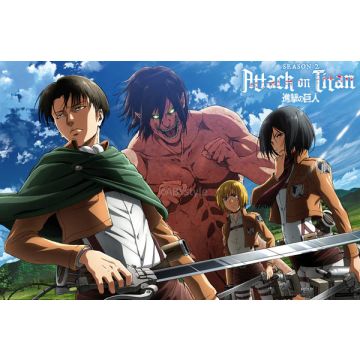 ABYstyle Attack on Titan Maxi Poster-Ready to Fight (Diversen) Nieuw