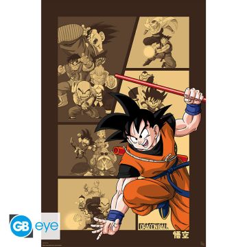 ABYstyle Dragon Ball Maxi Poster-Goku Retro (Diversen) Nieuw