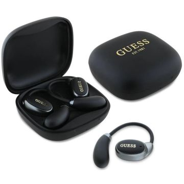 Guess Satin Classic Logo OWS Wireless Earphones-Zwart (Diversen) Nieuw