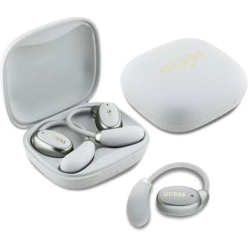 Guess Satin Classic Logo OWS Wireless Earphones-Beige (Diversen) Nieuw