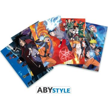 ABYstyle Naruto Shippuden Postcards Set-Ninjas (Diversen) Nieuw
