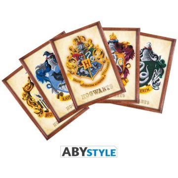 ABYstyle Harry Potter Postcards Set-Houses (Diversen) Nieuw