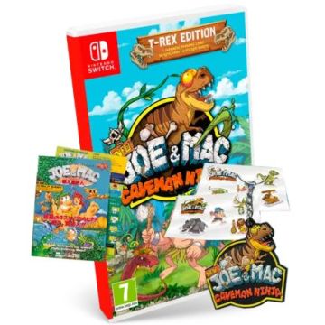 New Joe & Mac Caveman Ninja-T-Rex Edition (Switch) Nieuw