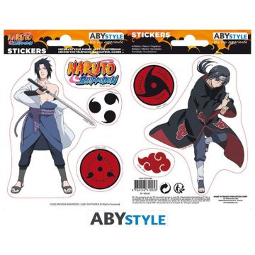 ABYstyle Naruto Shippuden Stickers-Sasuke & Itachi (Diversen) Nieuw