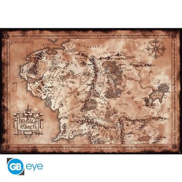 ABYstyle The Lord of the Rings Maxi Poster-Map (Diversen) Nieuw