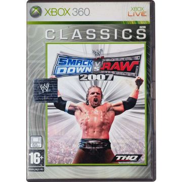 WWE SmackDown vs. Raw 2007-Classics (Xbox 360) Gebruikt