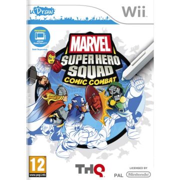 uDraw Marvel Super Hero Squad Comic Combat-Standaard (Wii) Gebruikt