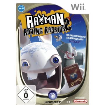Rayman Raving Rabbids 2-Duits (Wii) Gebruikt