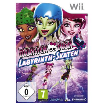 Monster High Skultimate Roller Maze-Duits (Wii) Nieuw