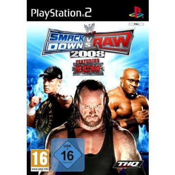 WWE SmackDown vs. Raw 2008-Duits (PlayStation 2) Gebruikt