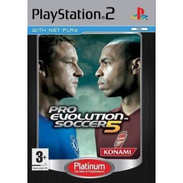Pro Evolution Soccer 5-Platinum (PlayStation 2) Gebruikt