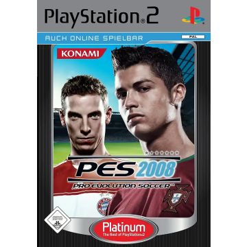 Pro Evolution Soccer 2008-Platinum Duits (PlayStation 2) Gebruikt