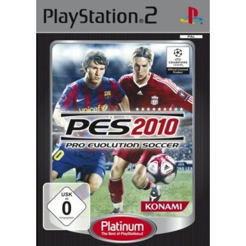 Pro Evolution Soccer 2010-Platinum Duits (PlayStation 2) Gebruikt