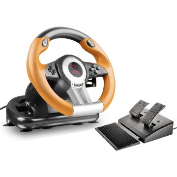 Speedlink DRIFT O.Z. Racing Wheel-Zwart/Oranje (PC) Gebruikt