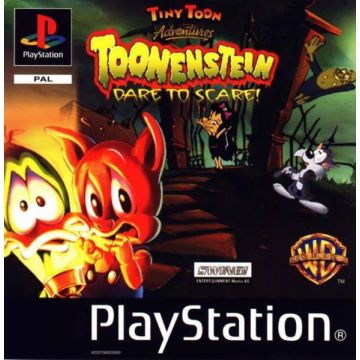 Tiny Toon Adventures Toonenstein Dare to Scare-Standaard (PlayStation 1) Gebruikt