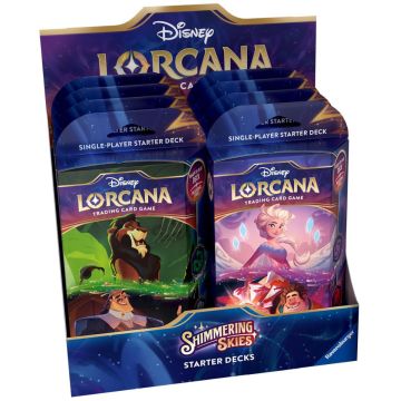 Disney Lorcana TCG Shimmering Skies Starter Deck-Display (Diversen) Nieuw