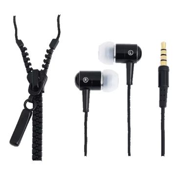 LogiLink Zipper Stereo In-Ear Headset-Zwart (Diversen) Nieuw