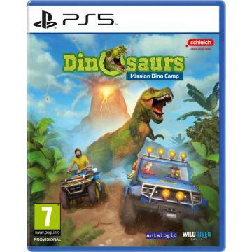 Schleich Dinosaurs Mission Dino Camp-Standaard (PlayStation 5) Nieuw