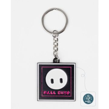 ItemLab Fall Guys Metalen Sleutelhanger-Square Eyes (Diversen) Nieuw