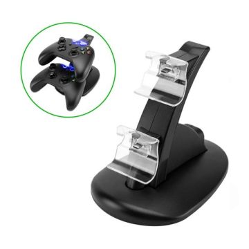 Eaxus Xbox One Dual Charging Station-Zwart (Xbox One) Nieuw