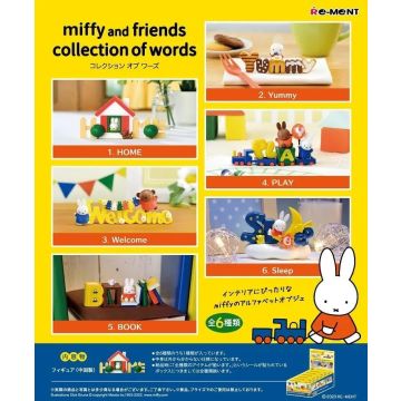 Re-Ment Miffy and Friends Mini Figure Blinde Verpakking-Collection of Words (Diversen) Nieuw