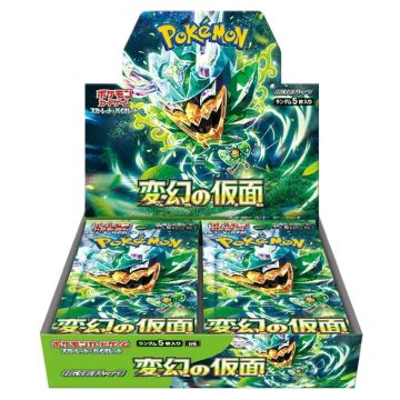 Pokémon TCG Scarlet & Violet Mask of Change-Booster Box Japans (Diversen) Nieuw