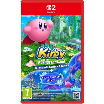 Kirby and the Forgotten Land + Star-Crossed World Switch 2 Edition-Standaard (Switch 2) Nieuw