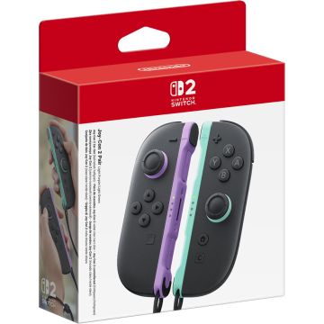 Nintendo Switch 2 Joy-Con Controller Paar-Lichtpaars / Lichtgroen (Switch 2) Nieuw