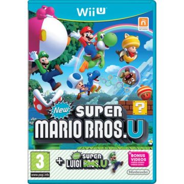 New Super Mario Bros. U + New Super Luigi U-Standaard (Wii U) Gebruikt