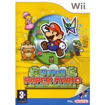 Super Paper Mario-Standaard (Wii) Gebruikt