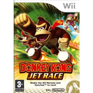 Donkey Kong Jet Race-Standaard (Wii) Gebruikt