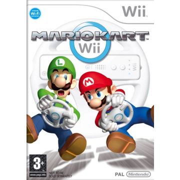 Mario Kart Wii-Excl. Wheel Frans (Wii) Gebruikt