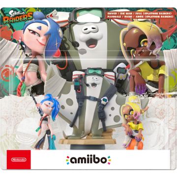 Nintendo Splatoon Raiders Amiibo 3-Pack-Shiver / Big Man / Frye (Diversen) Nieuw