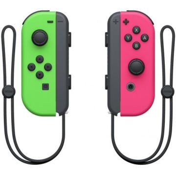 Nintendo Switch Joy-Con Controller Paar-Neon Groen/Neon Roze (Switch) Gebruikt