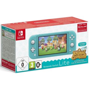 Nintendo Switch Lite Console Turquoise-Animal Crossing New Horizons (Switch) Gebruikt