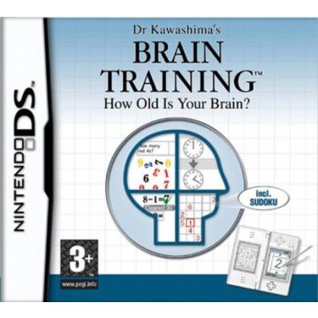 Dr. Kawashima's Brain Training-Standaard (NDS) Gebruikt