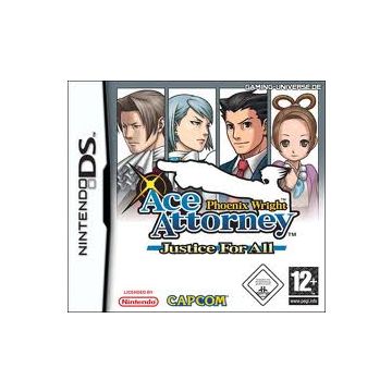 Ace Attorney Justice For All-Standaard (NDS) Gebruikt