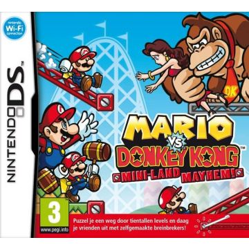 Mario vs. Donkey Kong Mini-Land Mayhem-Standaard (NDS) Gebruikt