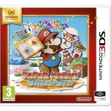 Paper Mario Sticker Star-Nintendo Selects (3DS) Gebruikt