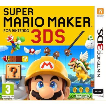 Super Mario Maker 3DS-Standaard (3DS) Gebruikt